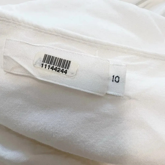 A.L.C. Soraya One Shoulder Top Cotton Gathered size 10 - Picture 4 of 8